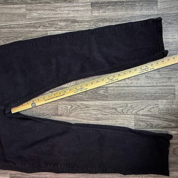 Levi’s 505 Black Denim Jeans W38 L32 | Classic Straight Leg | Water‑Less Finish - Picture 7 of 9